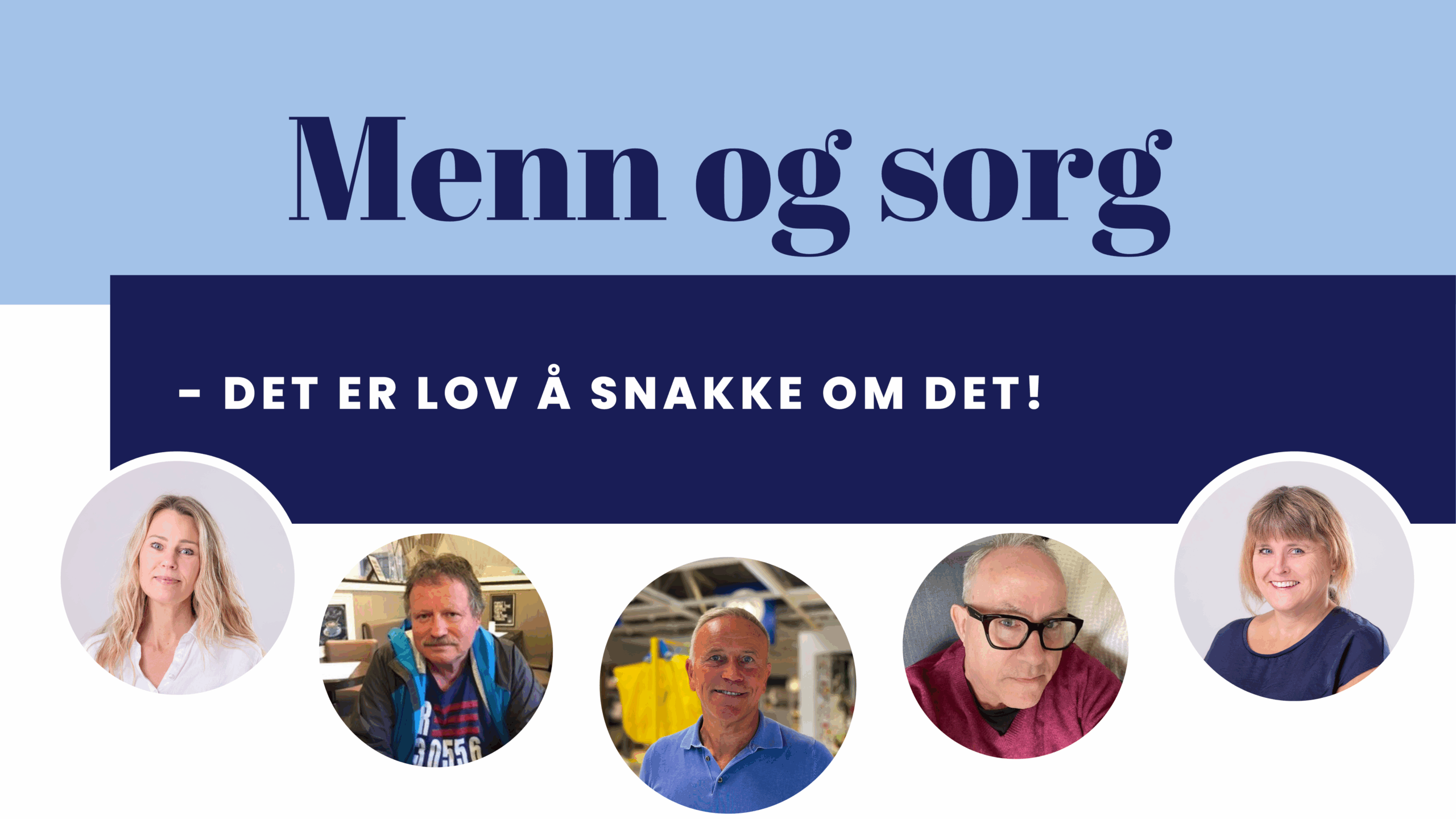 Arrangement forside Menn og sorg